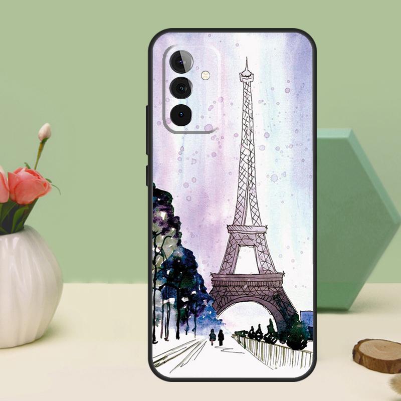 Paris Eiffel Tower France For Samsung Galaxy A56 A26 A36 A16 A06 A53 A33 A13 A12 A32 A52 A55 A35 A15 A54 A34 A14 Case