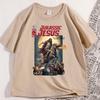 Jesus Riding A Dinosaur Tshirts For Unisex Unisex Vintage 90s Graphic T Shirt Jesus Hand Drawn Tshirt T Rex Christian Easter Tee