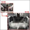 Compatible with floor 3rd 1 40-series Alphard/Vellfire mats, row, black, piece.