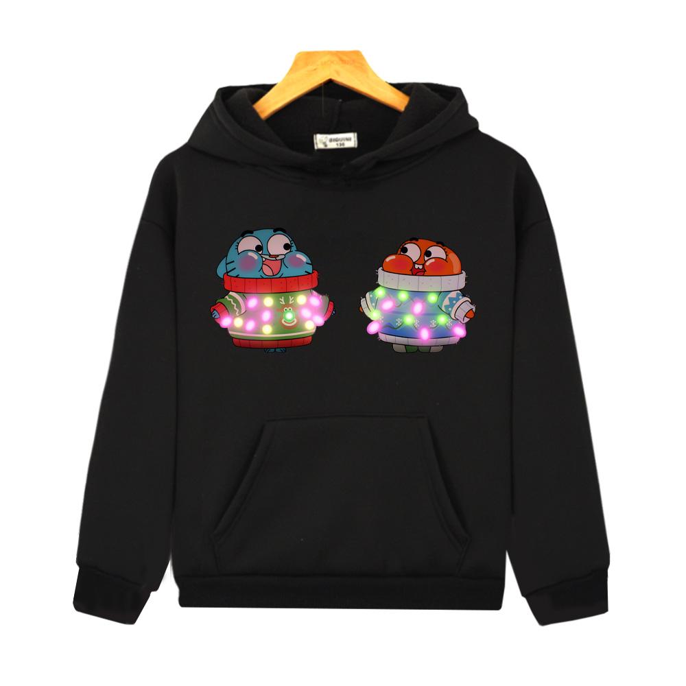

The Wonderfully Weird World of Gumball Hoodies for Boys Kids Cartoon Print Sweatshirts Children Clothing Girls Clothes Tops 150