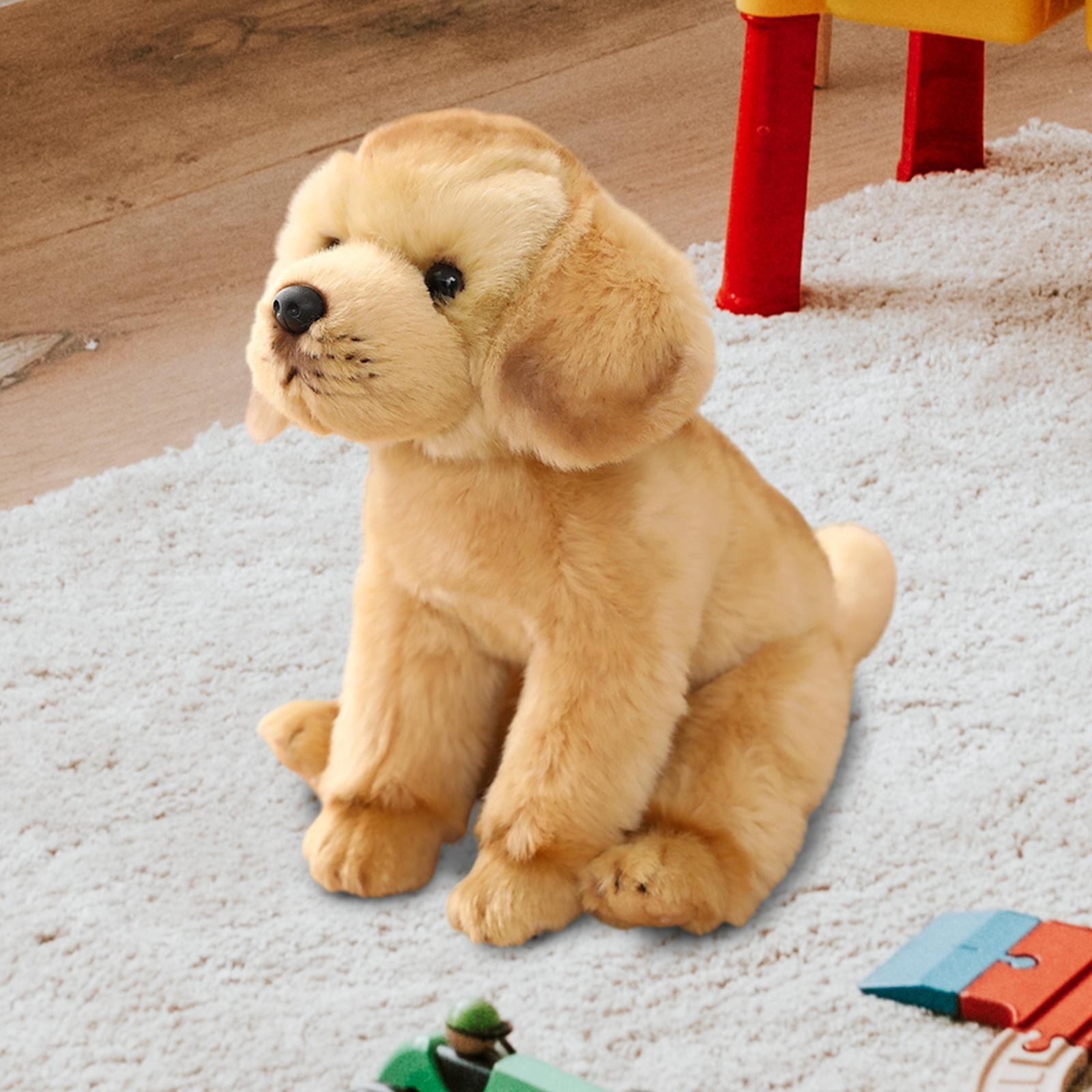 

Собака плюшевая игрушка скульптура фигурки животных мягкие для спальни диван Labrador