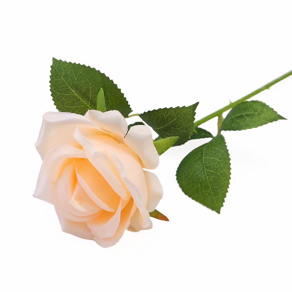 Handgefertigte einzelne künstliche Rose zur Dekoration für Hochzeit, Zuhause oder Valentinstag