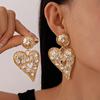 Love Earrings, High-end Geometric Heart-shaped Earrings for Women