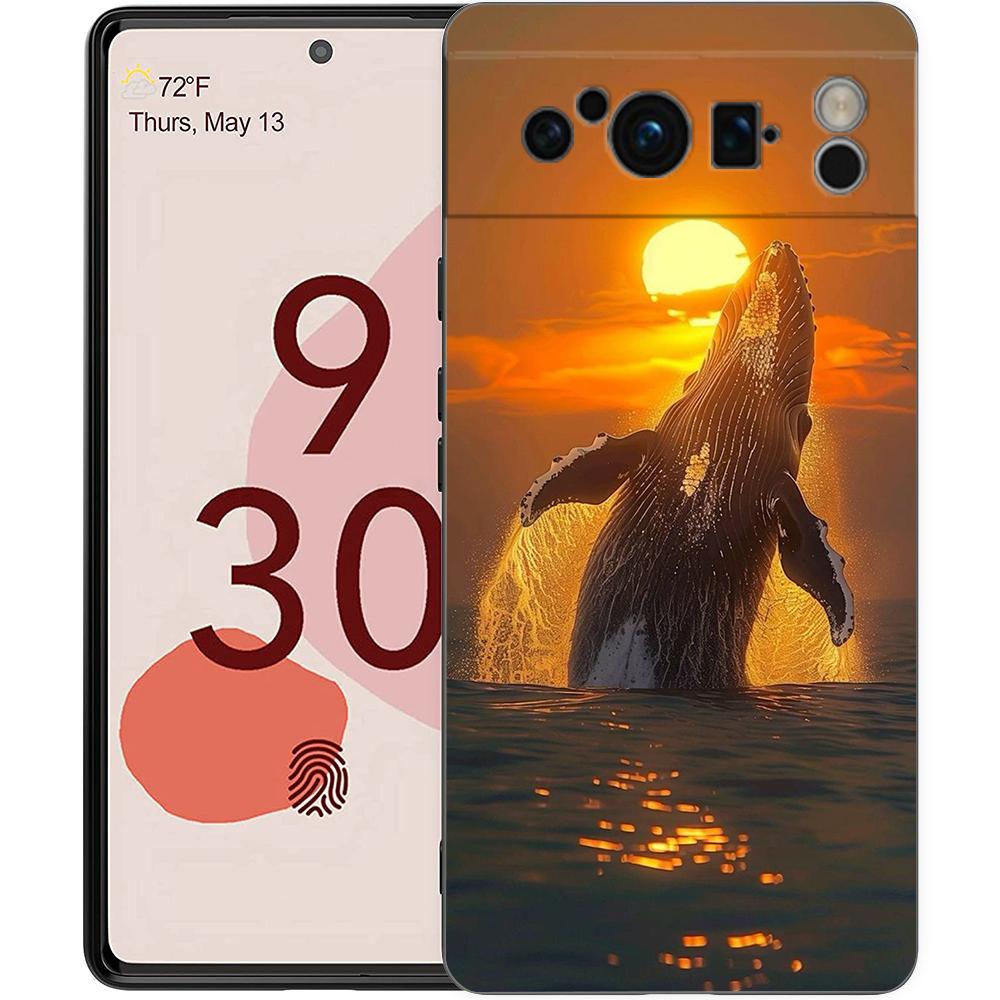 Seaside Scenery Wave Beach Phone Case For Google Pixel 10A 10 9 8 7 6 Pro XL 9A 8A 6A 7A 5G Soft Shockproof TPU Black Cover