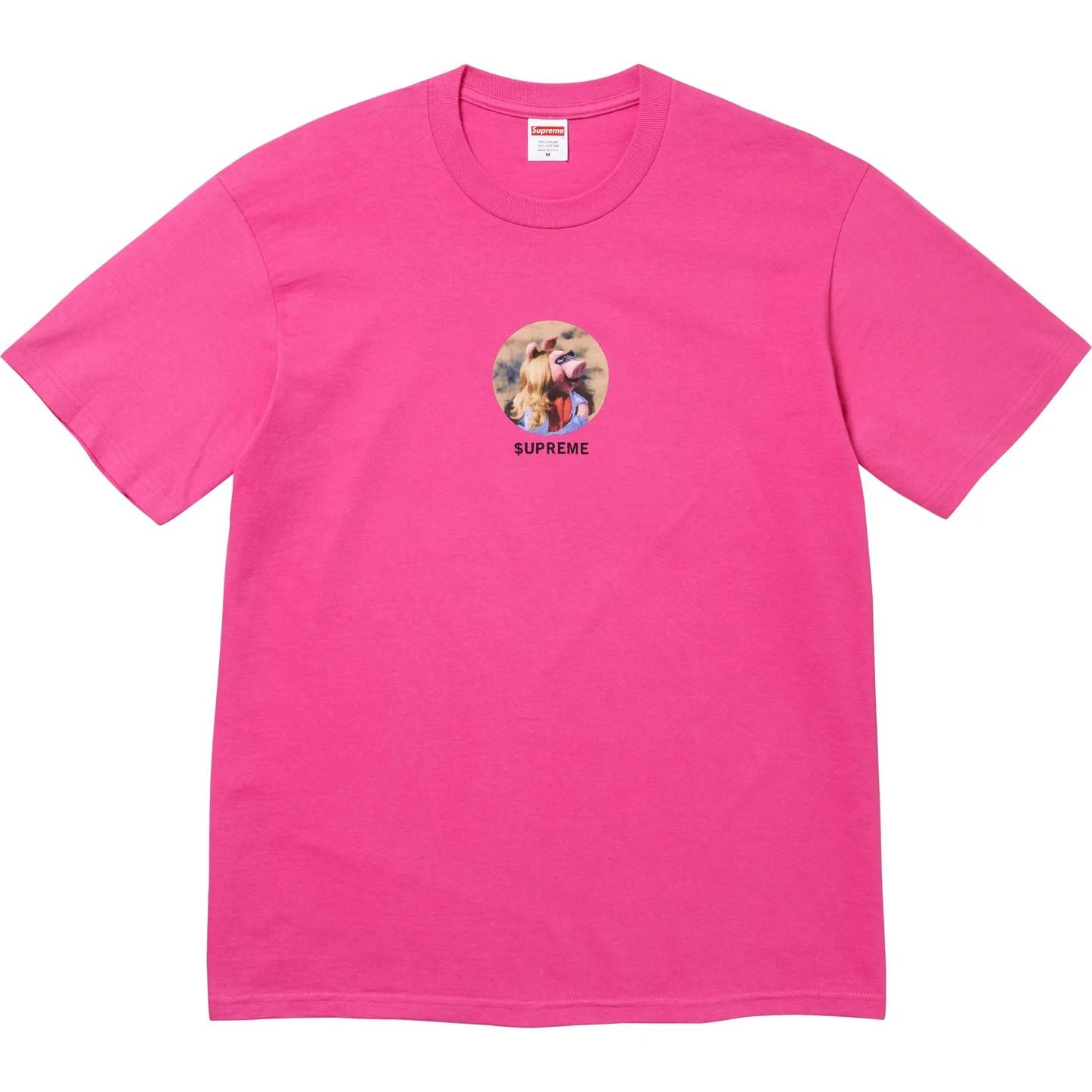 Supreme Miss Piggy Tee Fuchsia M