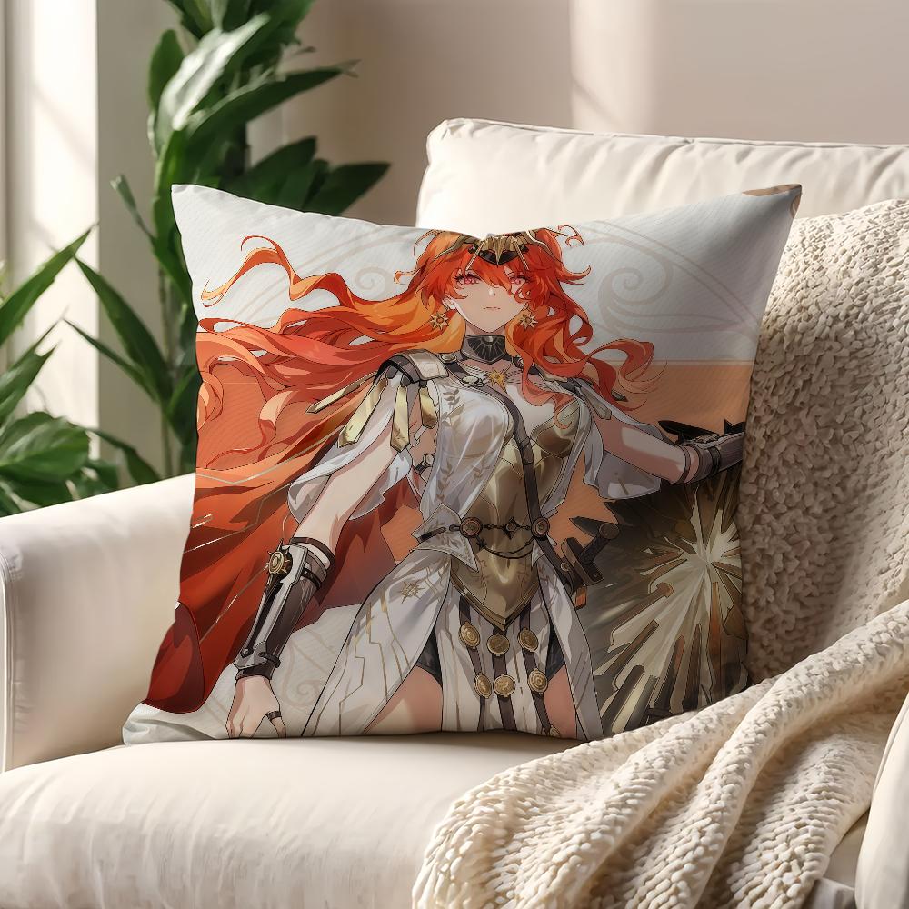 Game AUGUSTA Wuthering Wave cushion cover Pillow Cover Decoration Room Home Sofa living Office Car Nordic Simplicity