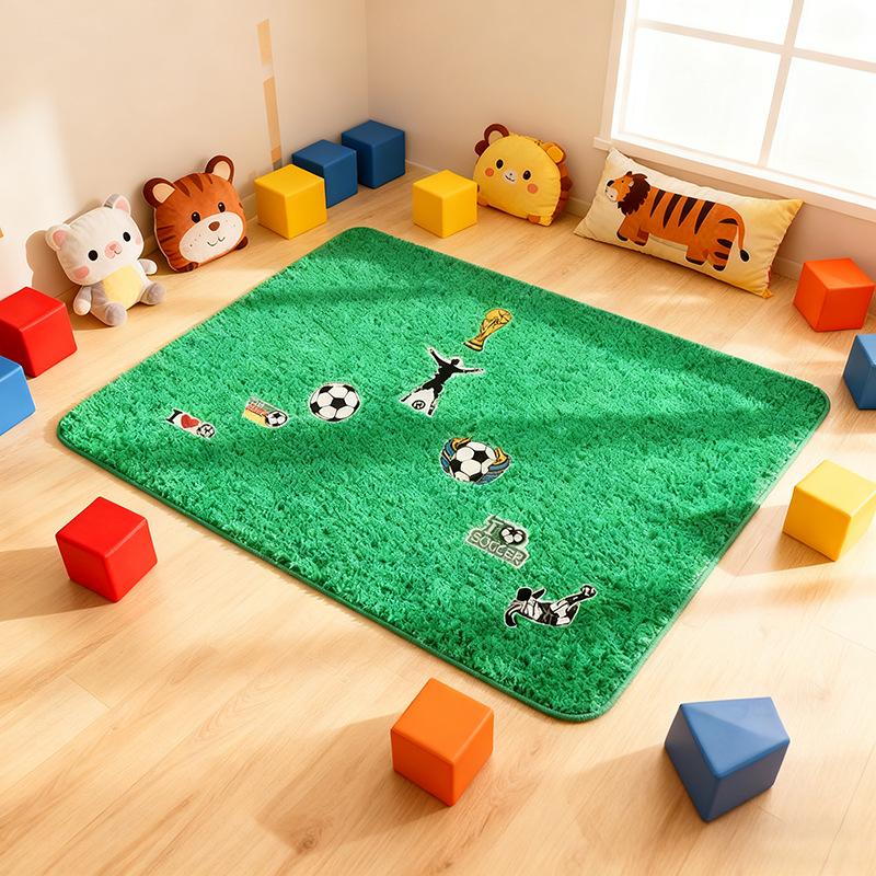 

World Cup Football Water Absorption Non-slip Plant Tufting Embroidery Bathroom Bedroom Guest Dining Room Gift Carpet Mat 40x 60cm