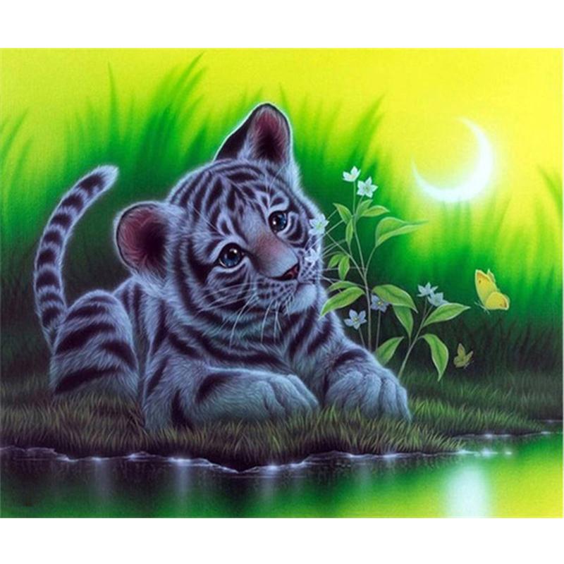 

5D DIY алмазная живопись пейзажная серия полная круглая/квадратная Алмазная вышивка животных вышивка крестиком стразы фотографии мозаика Decoratio Full Square 20X30CM светло-синий