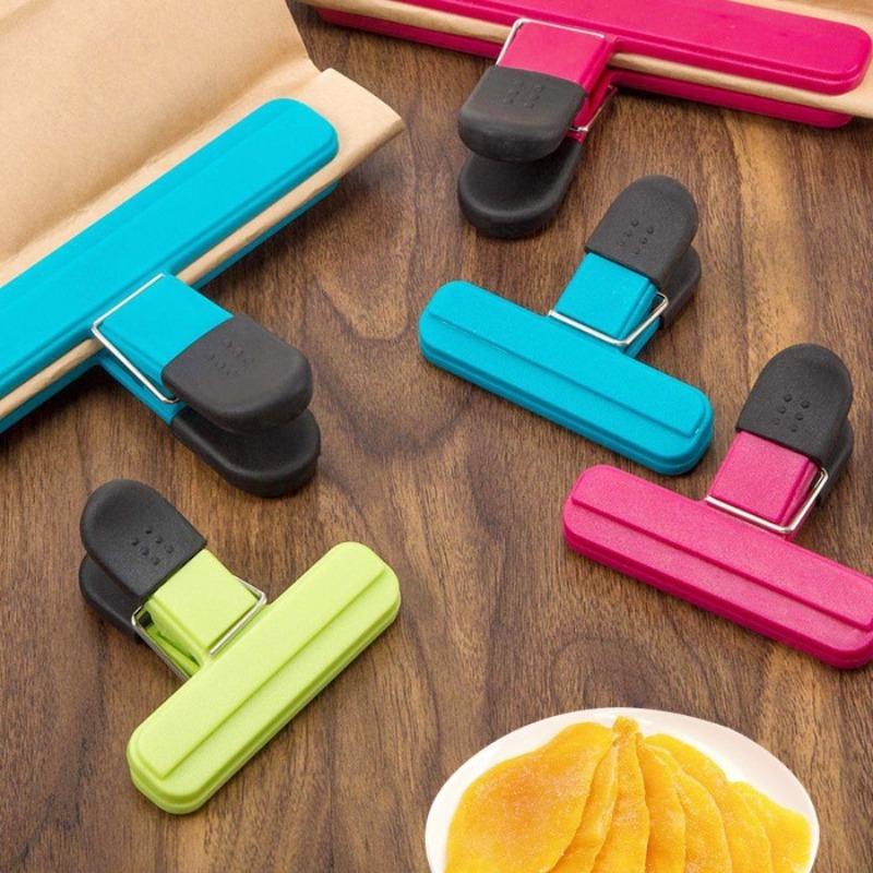 9PCSHot selling sealing clip for household snacks moisture-proof sealing clip simple plastic bag food grade plastic sealing clip