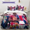 Biancheria da letto con motivo Lamine Yamal Decorazione per la casa Regalo di compleanno (1 * copripiumino + 2 * federa, senza nucleo)