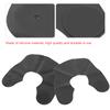 Silicone Barber Salon Shawl Collar Hair Dye Cape Haircut Hair Cutting Coloring Accessory