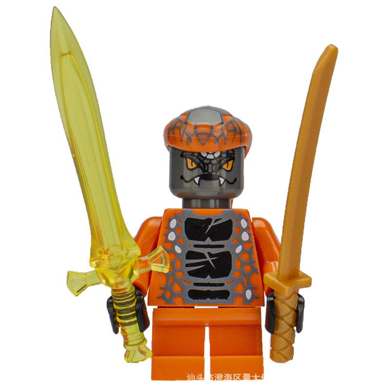 Villain Ninja Basilisk Tide Play Building Block Doll Assembly Educational Toys