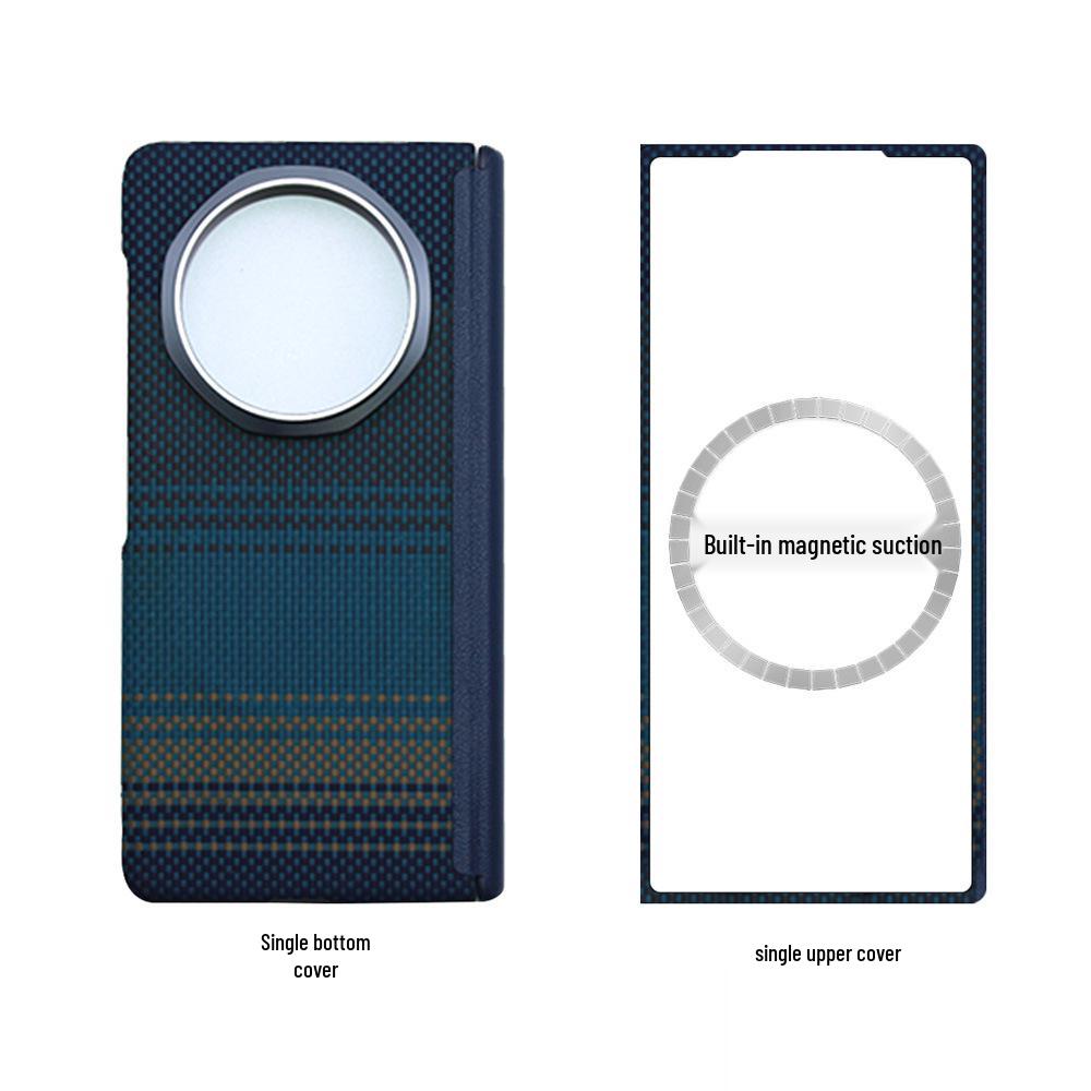 Honor MagicV5 Kevlar-Carbon Fiber Slim Anti-Fingerprint Phone Case