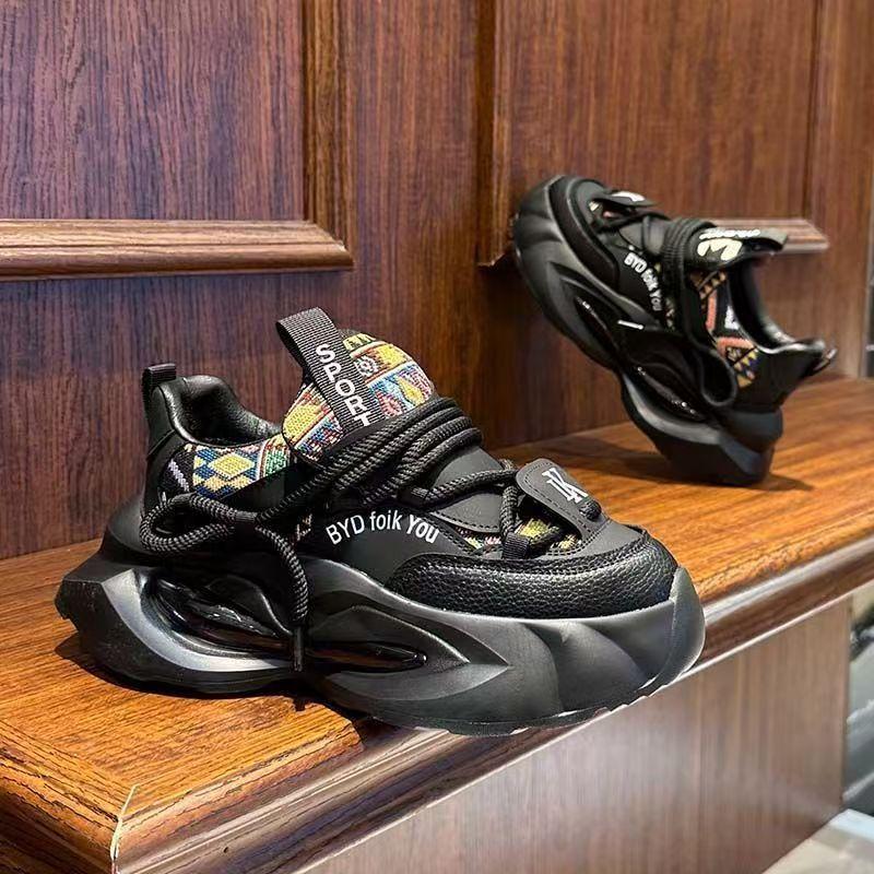 Fashionable Casual Dad Shoes Autumn New Men'S Shoes Thick Soled Anti Slip And Wear-Resistant Sports Shoes For Men