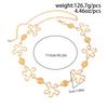 Ingemark Trendy Exquisite Hollow Flower Waist Belly Belt Women Summer Bikinis Gold Color Chain Vacation Body Jewelry Accessories