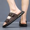 Fashion CYYTL Summer Mens Slippers Casual Shoes Beach Sandals Outdoor Slides Walking Comfort Leather Luxury Designer Lightweight Fashion