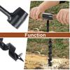 25MMBushcraft Hand Wood Punch Manual Auger Drill Portable Carbon Steel Manual Auger Survival Drill Outdoor Camping Hiking Jungle