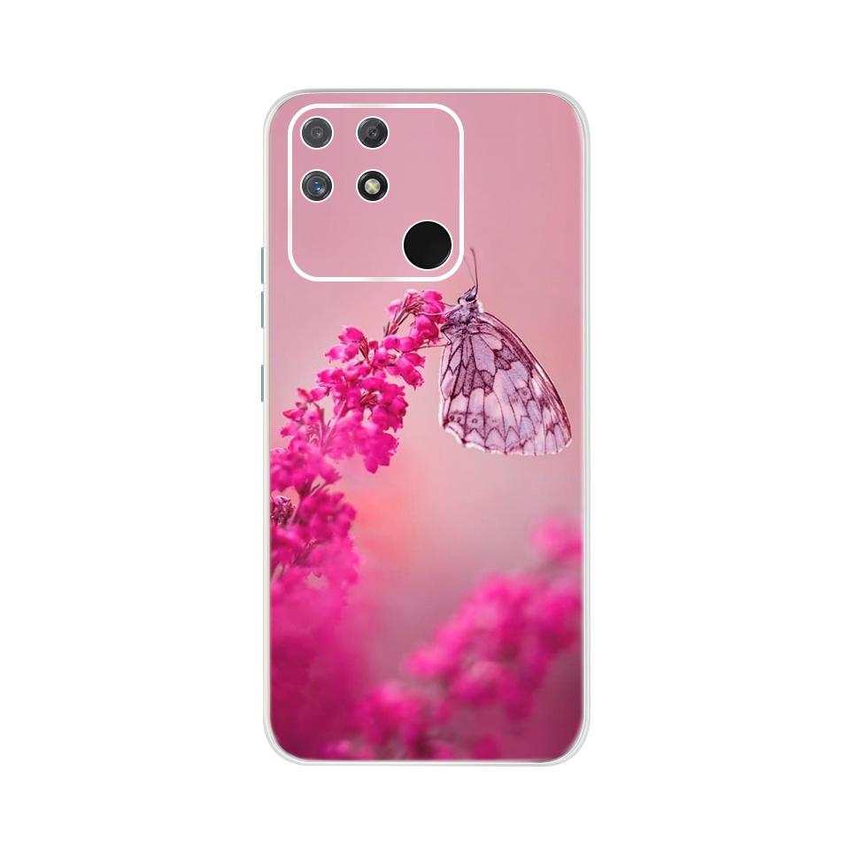 Weiche Silikonhülle Für Raelme Narzo 50A RMX3430 HandyhülleTransparente TPU-Abdeckung Für Realme Narzo50a 50 A 6.5" Rückseiten Hüllen Bumper