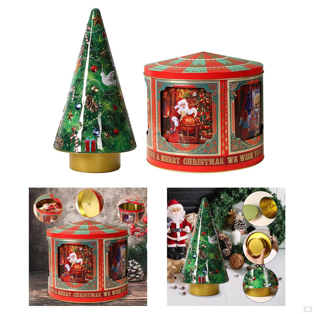 Kerst Muziekdoos Opbergruimte Snoep Organiser Decoratief Ornament met