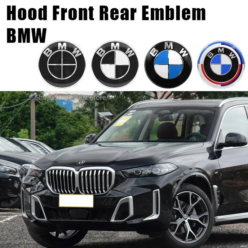 For BMW E46 E39 E90 E60 E36 F30 F10 E34 E30 F20 E92 M3 M4 M5 X6 Car Front Hood Badge Rear Trunk Sticker Emblem Auto Accessories