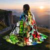 Alien Heroes Ben 10 Cartoon Print blanket Flannel Blanket Soft Cozy Plush Throw for Sofa Bed Lightweight Home Decoration
