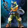 Premium Rhino Warrior Display Piece Exquisite Building Toy Collectible Model For Home Decor And Play