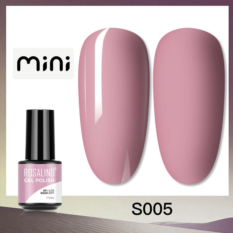 

ROSALIND 150 кольорів Міні-гель-лак для нігтів Soak Off УФ-гель-лак для нігтів Довготривала основа Верхній гель-лак Температура котячого ока Блиск для нігтів Гель-клей