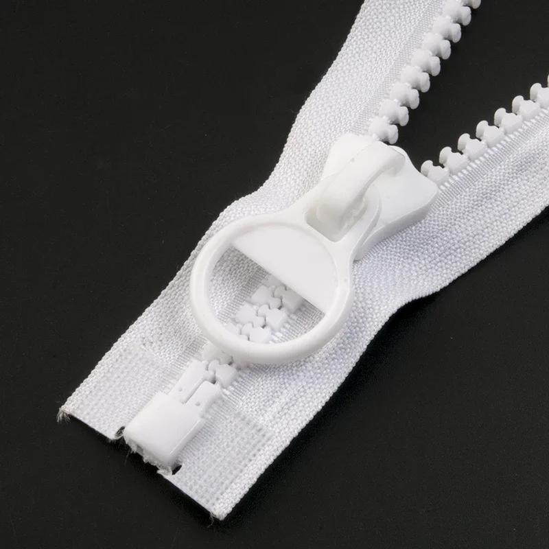 60-300cm 8# Meetee Resin Zippers Open-End Long Zipper for Coat Tent Bag Jacket Zip Sewing Closures Repair Kit DIY Accessories