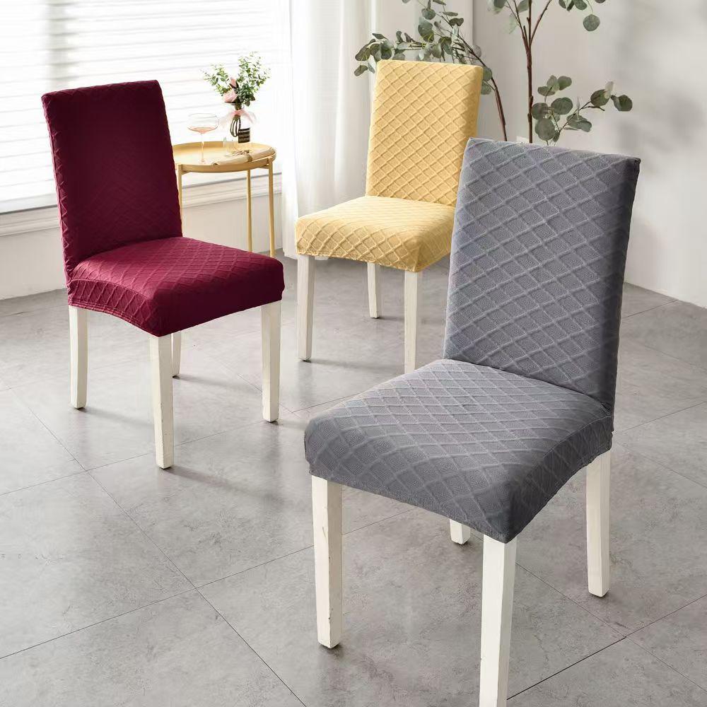 Roztažitelný žakárový potah na židli, Pružný potah na židli, Prachotěsný, Jednobarevný, Dekorace interiéru, Kancelář, Nejlevnější