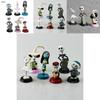 Nightmare Before Christmas Jack Skellington Figurines Set For Play Or Display