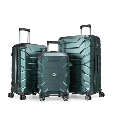 Large Capacity Lightweight Suitcase with Combination Lock & Silent Wheels, ABS+PC Material, All-Aluminum Drawbar for Simple Travel