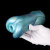 Masturbation Cup Bizarre Shapes Sex Toys For Men Simulated Animal Wolf Vagina 560g 16cm Blue Liquid Silicone Sex Dolls