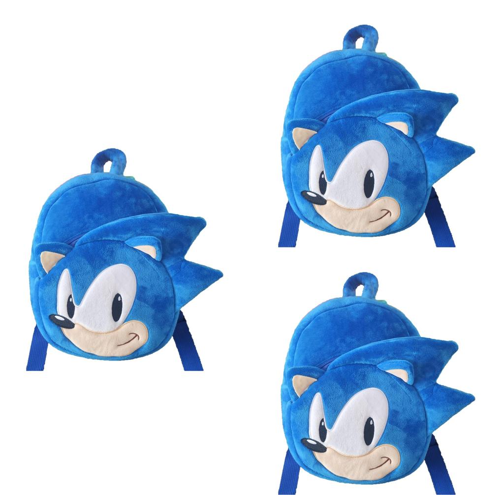 Pluszowy plecak Sonic Kolorowy i modny plecak dla maluchów i dzieci