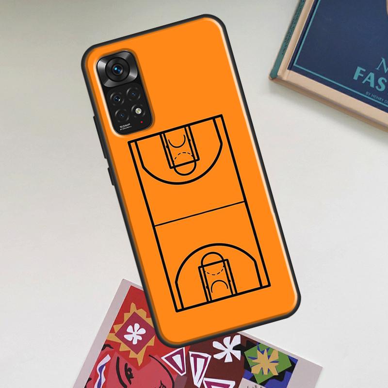 

Basketball Court Case For Xiaomi Redmi Note 13 14 Pro 12 11 10 15 Pro Plus Redmi 15C 14C 13C 10C 12C 15 Cover Redmi Note 14 Pro 5G
