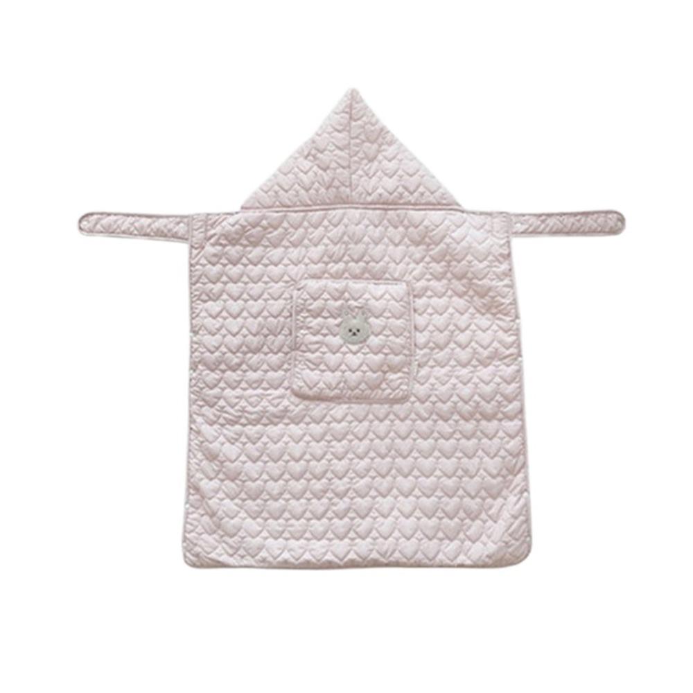 Windproof Baby Stroller Blanket Cartoon Bear Newborn Swaddle Wrap Toddler Trolley Cover  Winter