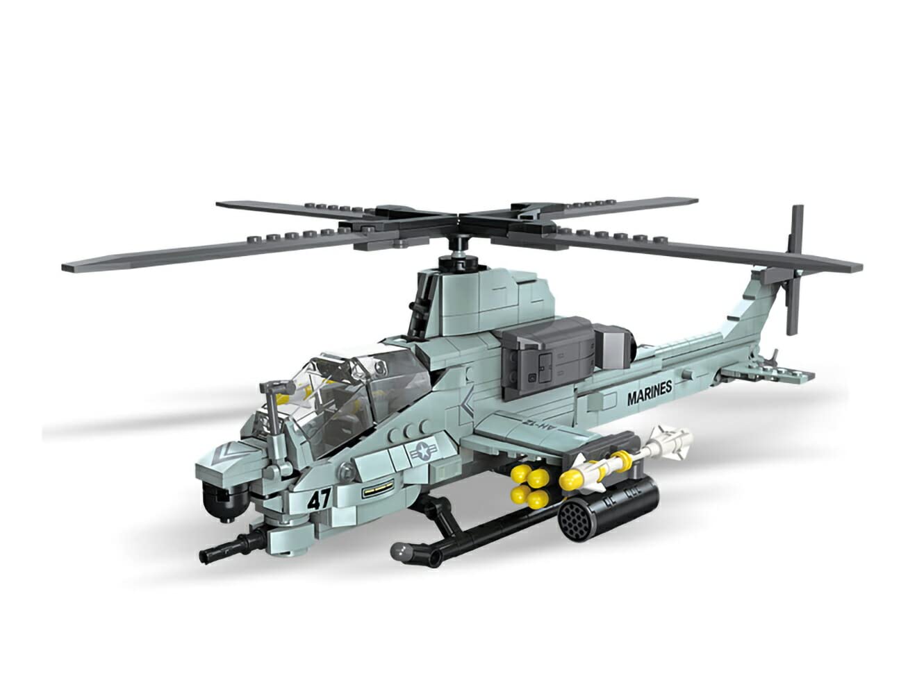 

AFM Ударный вертолет Viper 576 блоков AH-1Z