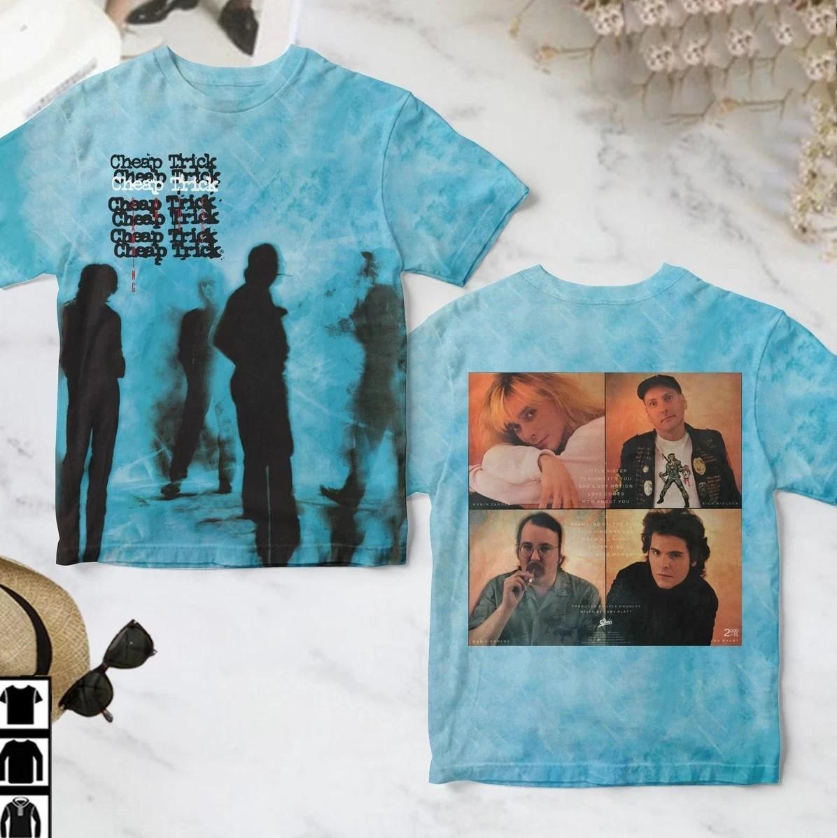 Cheap Trick Standing On The Edge Album Cover AOP 3D T-Shirt UB27 XXL