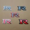 1pc 3D Zinc Alloy R Logo, Car Side Fender Rear Trunk Emblem Badge Sticker, Car Decoration Accessories