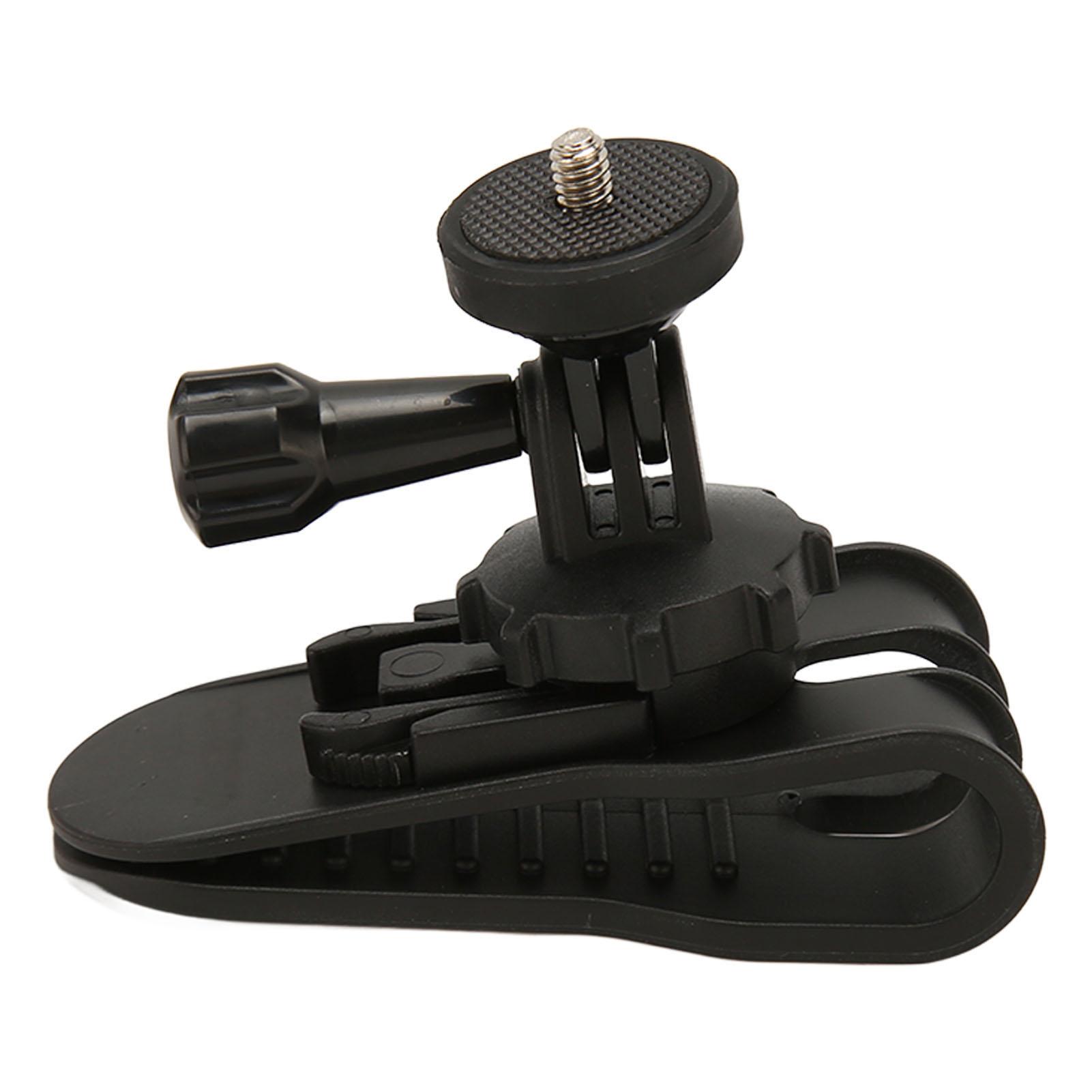 

Держатель камеры на козырек автомобиля, держатель для солнцезащитного козырька видеорегистратора, вращающийся на 360 градусов автомобильный зажим для камеры