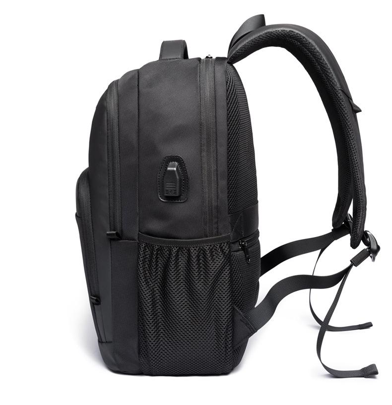 Bange Men's Backpack: Large Capacity, Breathable, Casual Laptop Bag with USB for Students