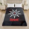 Coperta in Flanella con Stampa Slipknot Morbida Leggera Coperta Pluche per Letto Divano Uso Domestico