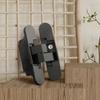 B118 Zinc Alloy 3D Adjustable Invisible Door Hinge 180° Swing Concealed Cross Hinge for Wood Bifold Doors