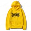 Felpa con Cappuccio Gotica Uomo Donna Felpe alla Moda Autunno Inverno Pile Streetwear Top