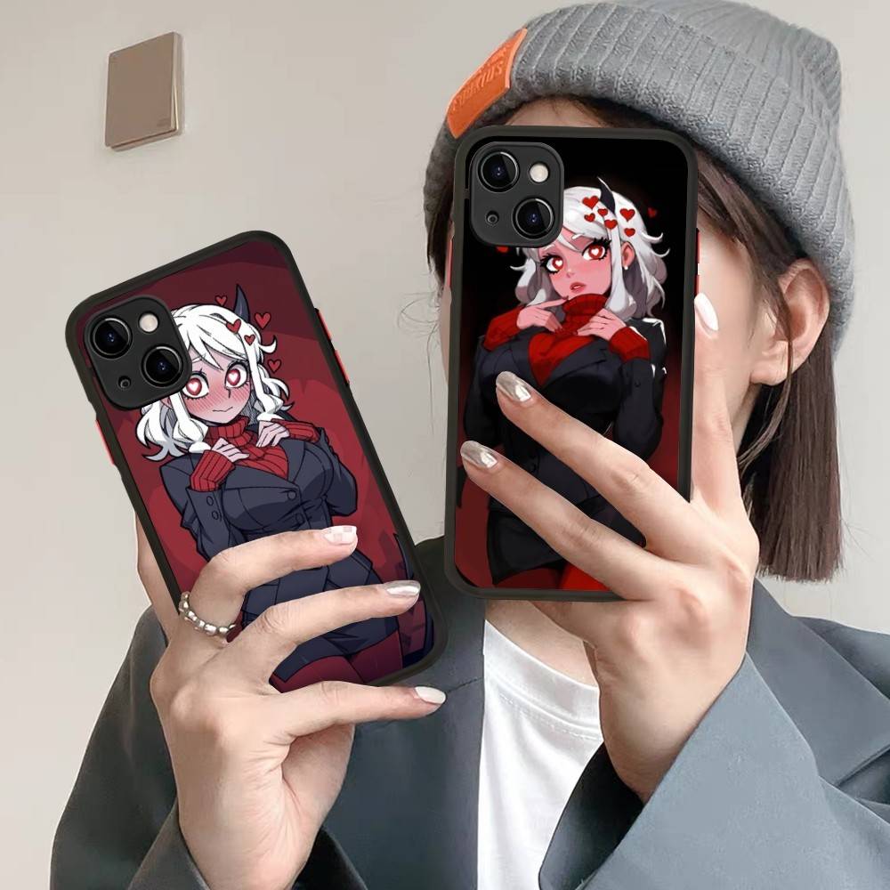 Classic Game H-helltakerS Anime Phone Case For IPhone 14 11 12 13 Mini Pro Max 8 7 Plus X XR XS MAX Translucent Matte Cover