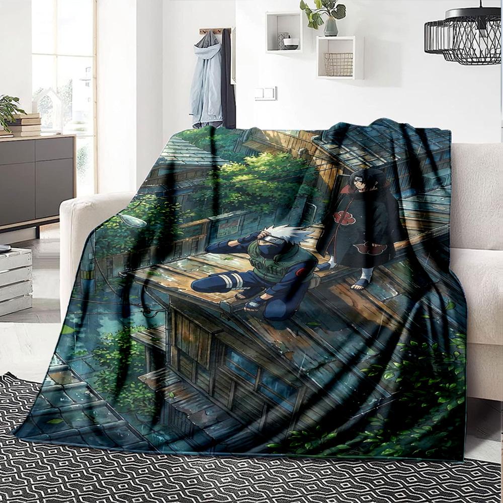 Naruto Blanket Durable Comfort Perfect for Office Office Chair Picnics Four Seasons Multipurpose Stylish Decor Ideal Gift For Birthday Valentine'S Day