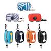 Dog Poop Bag Holder Polyester Lightweight Garbage Trash Bags Case Poo Dropping Sack Pet Waste Bag Dispenser for Camping Walking