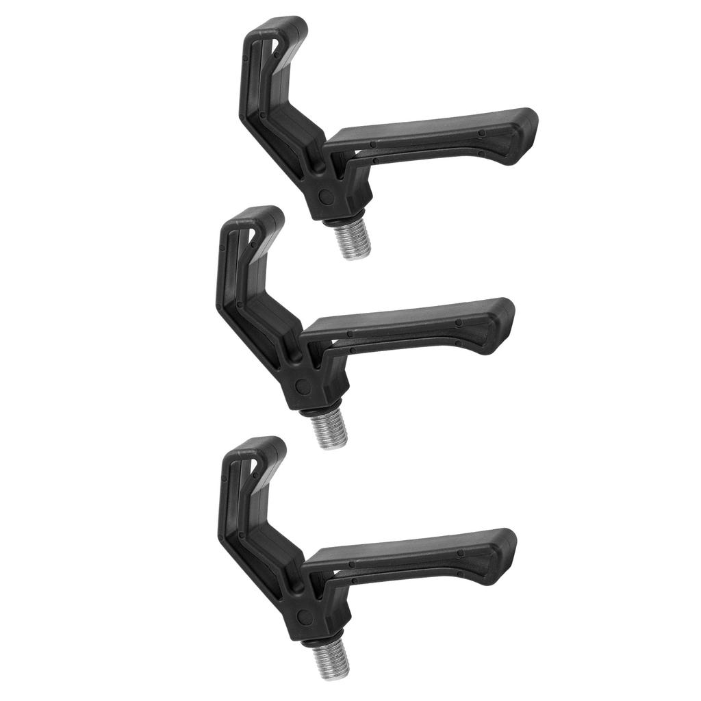 Angelrutenhalter aus Kunststoff mit großer Öffnung, Angelrutenhalterung, Angelstützwerkzeug, Schwarz