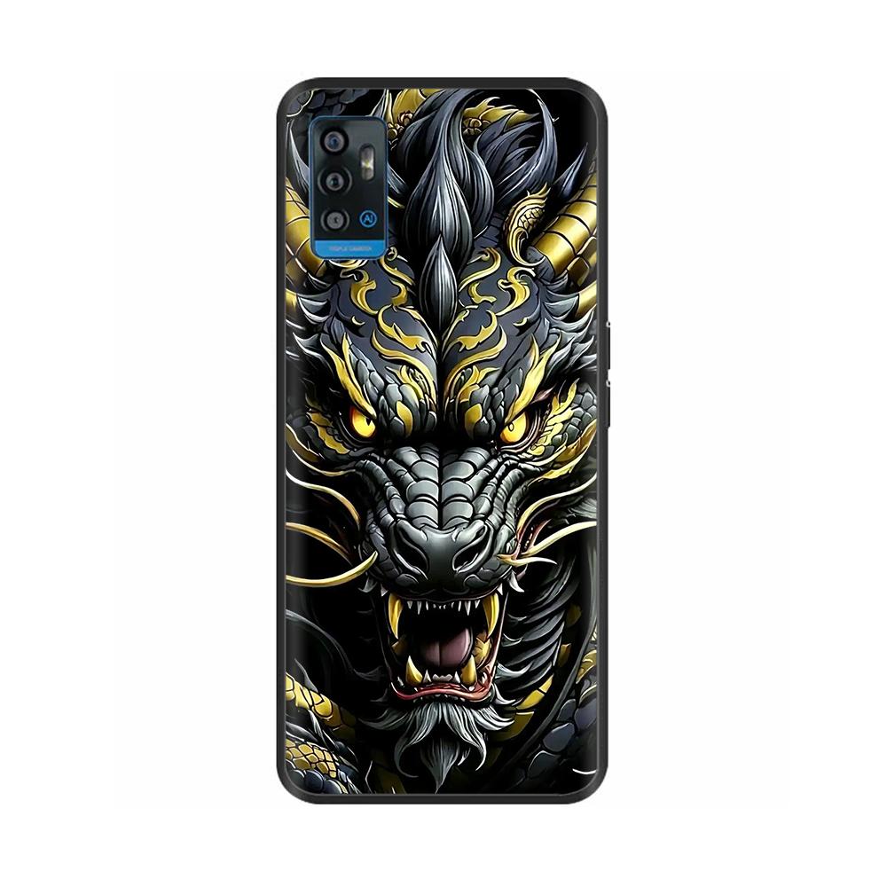 For ZTE Blade A51 Case BladeA71 Stylish Painted Silicone Soft Protector Back Cover For ZTE Blade A71 A7030 BladeA51 Phone Cases