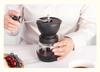 Manual Coffee Bean Grinder: Hand-Crank, Double Bearing, Ceramic Grinding Core