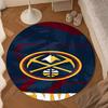 Denver Basketball Team Round Mat, Anti-slip Circle Carpet Chair Rug For livingroom,Bedroom, Doormat Home Decor Gift Christmas Gifts